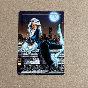 1992 SkyBox Marvel Masterpieces Black Cat #5 Trading Card